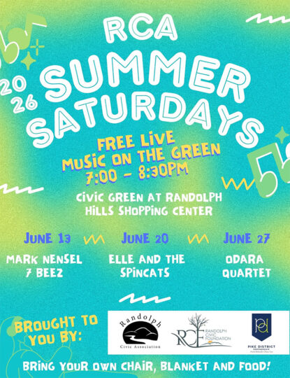 RCA Concert Series flyer